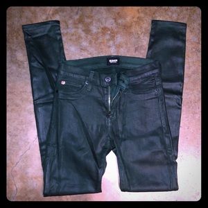 Hudson ‘Nico’ waxed denim jeans